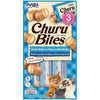 Inaba Churu Bites Chicken Recipe wraps Tuna with Scallop Recipe Cat Treats, 0.35-oz X 3