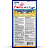 Inaba Churu Meal Topper Chicken with Cheese Recipe Cat Food, 0.5-oz x 4-tubes