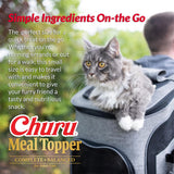 Inaba Churu Meal Topper Chicken with Cheese Recipe Cat Food, 0.5-oz x 4-tubes