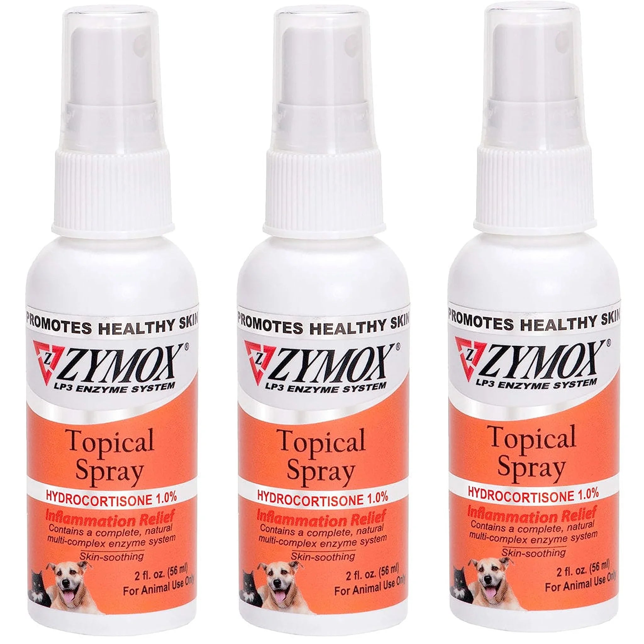 Zymox Veterinary Strength Topical Spray Hydrocortisone 1.0% for Dogs & Cats