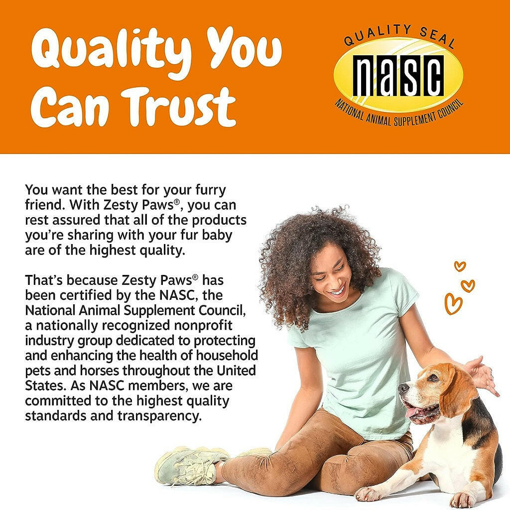 Zesty Paws Allergy & Immune Bites Lamb Flavored Chews for Dogs (90 ct)