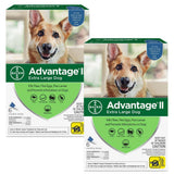 Advantage II Flea Control for Extra Large Dogs (Over 55 lbs) Blue Box