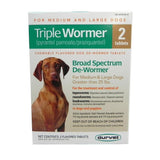Triple Wormer for Dogs over 25 lbs. - 2 & 12 tablet sizes