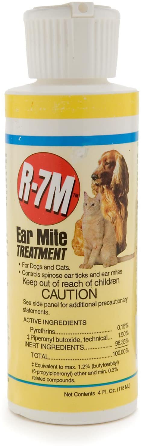 R-7M Ear Mite Treatment- 4oz.