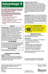 Advantage II Flea Control for Large Dogs (21-55 lbs) Red Box