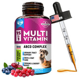 Beloved Pets 15-in-1 Multi Vitamin ABCD Complex for Dogs & Cats (2 oz)