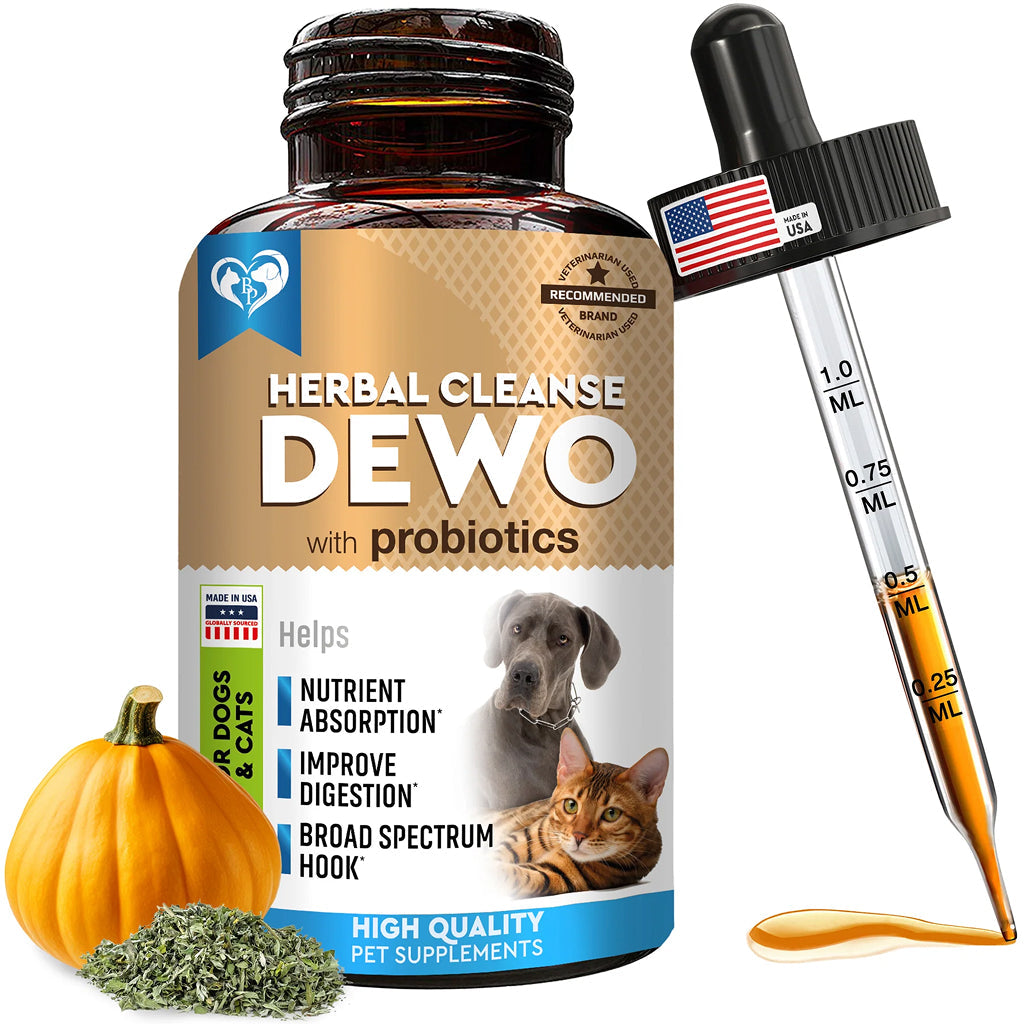 Beloved Pets Dewo with Probiotics Natural Intestinal Defense for Cats & Dogs (2 oz)