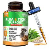 Beloved Pets Oral Flea & Tick Support Multivitamin Supplement for Dogs & Cats, 2-oz
