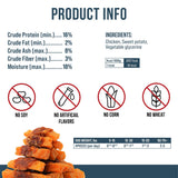 Beloved Pets Wraps Jerky Sweet Potato & Chicken Sticks Dog Treats, 1.5-lb