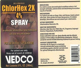 ChlorHex 2 X Topical Spray - with 4% Chlorhexidine - 8 oz.