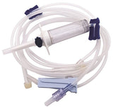 VetOne IV Admin. Set, 10 DPM w/ 2 Injection Sites, Clamp and Rotating Luer, 103"