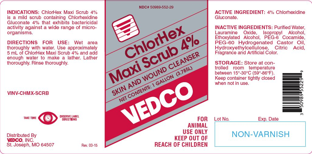 Chlorhexiderm Maxi Scrub 4% For Dogs, Cats & Horses (gallon), (Manufacturer may vary)