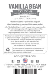 Jeffers Pet Colognes with Coat Conditioner, 16 oz Spray