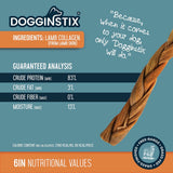 Dogginstix Braided Lamb Collagen Dog Chew – Long Lasting, Digestible, High Protein Rawhide Alternative