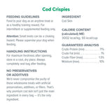 Dr. Marty Cod Crispies Freeze Dried Cod Skin Dog Treats