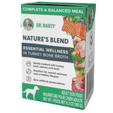 Dr. Marty Nature’s Blend Essential Wellness in Turkey Bone Broth Wet Dog Food, 6.3 oz, Case of 12
