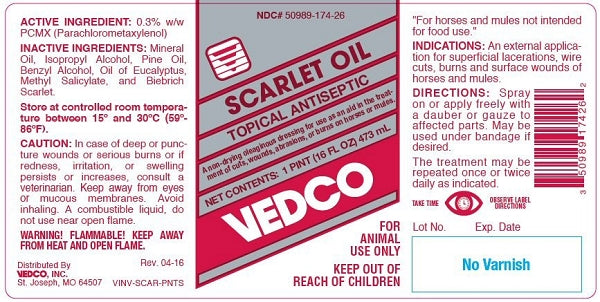 Scarlet Oil Wound Spray - 16 oz.