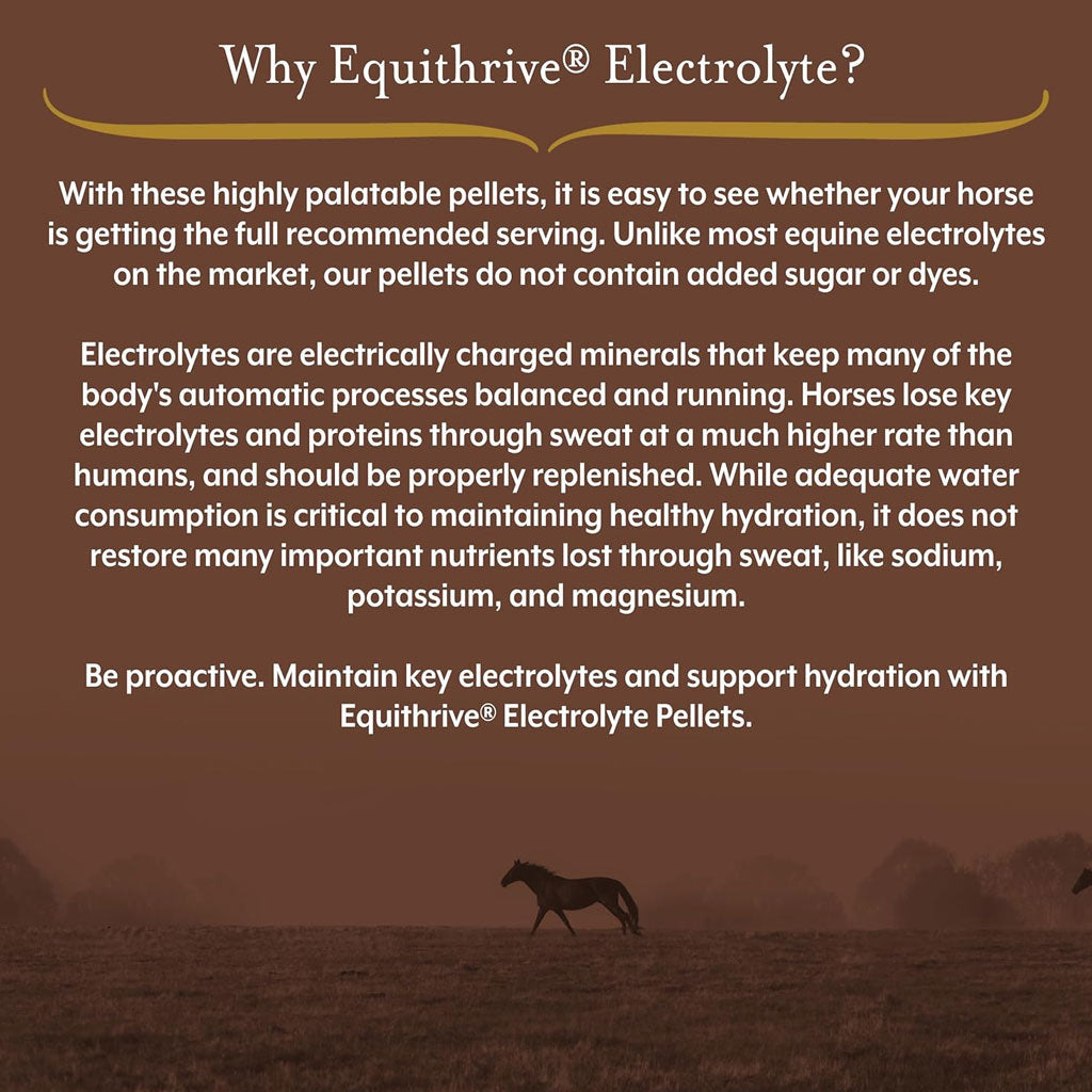 Equithrive Electrolyte Pellets Horse Supplements