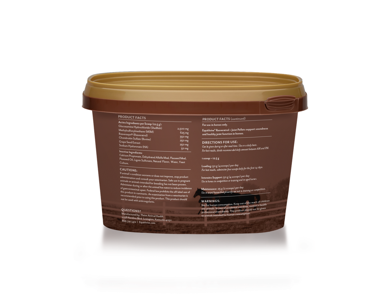 Equithrive Resveratrol + Joint Pellets for Horses
