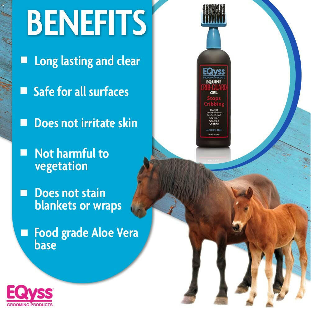 EQyss Crib-Guard Anti-Chewing and Cribbing Gel for Horses