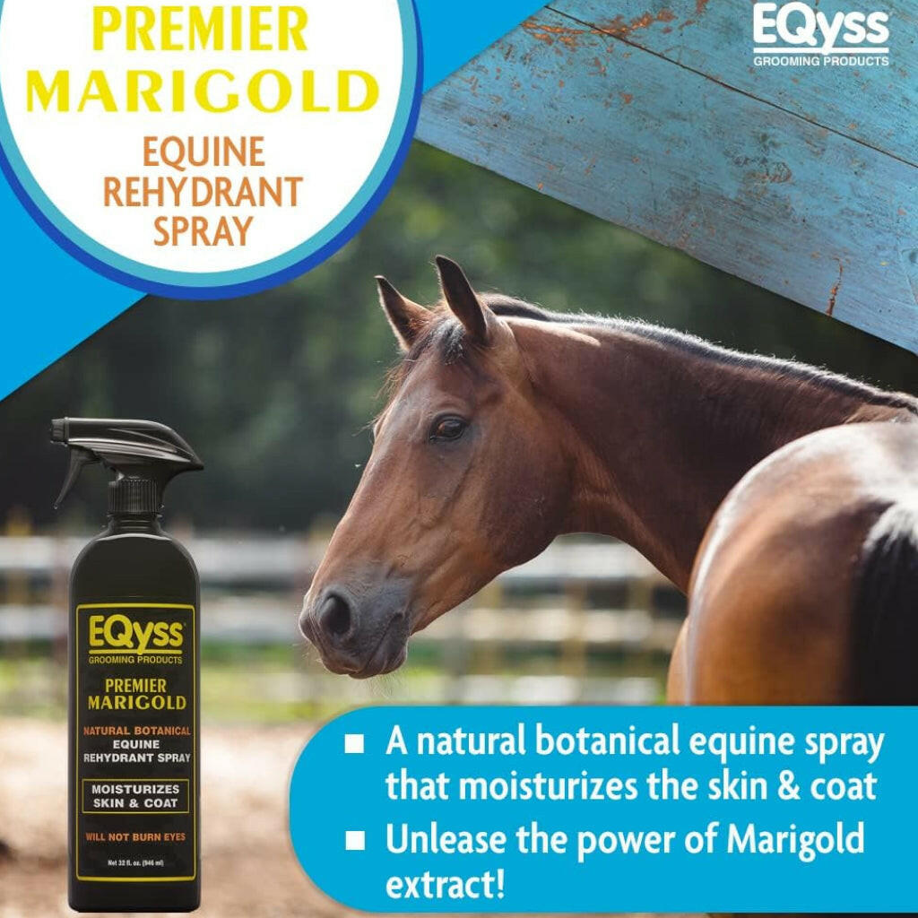 EQyss Premier Marigold Coat Conditioning Spray for Horses