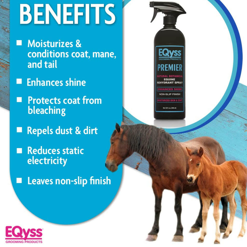 EQyss Premier Rehydrant Moisturizing Spray for Horses (32 oz)