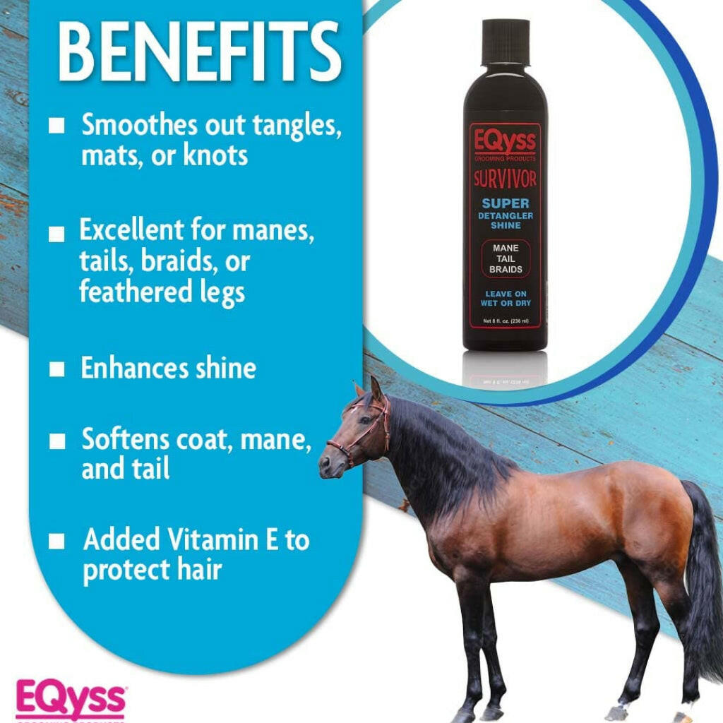 EQyss Survivor Super Detangler Shine for Horses (8 oz)