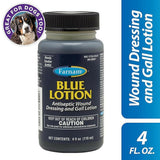 Farnam Blue Lotion Antiseptic Wound Dressing and Gall Lotion For Horses & Dogs(4 oz)