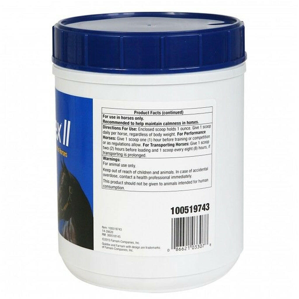 Farnam Quietex II Focusing and Calming Pellets for Horses (1.62 lb)