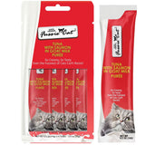 Fussie Cat Tuna with Salmon in Goat Milk Puree Lickable Cat Treats, 0.5-oz x 4-tubes