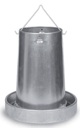 Hanging Galvanized Metal Chicken Feeder & Accessories