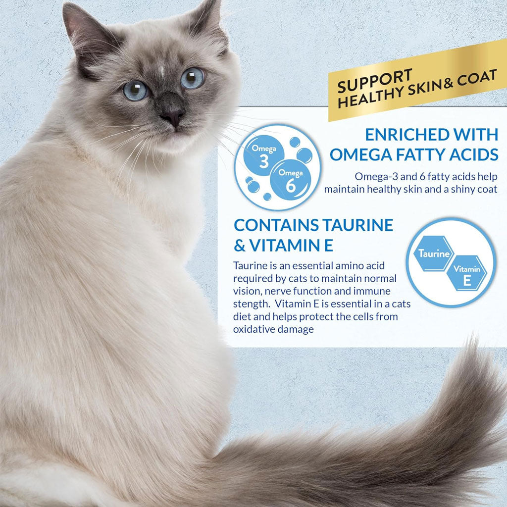 Inaba Churu Skin & Coat Tuna Recipe Grain-Free Lickable Treat for Cats, 0.5-oz x 4-tubes