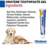 Oratene Brushless Maintenance Toothpaste Gel for Dogs & Cats (2.5oz)