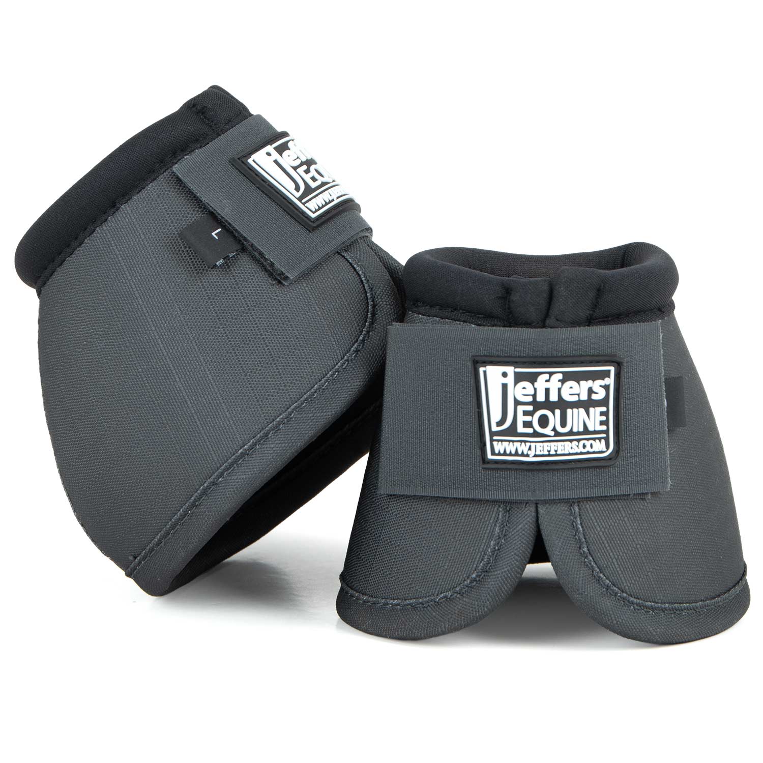 Jeffers No-Turn Bell Boots for Horses, Solid Colors, 2 ct