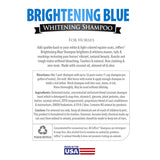 Jeffers Equine BRIGHTENING BLUE Whitening Horse Shampoo