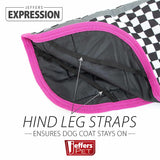 Jeffers Expression 600D Waterproof Ripstop Dog Coat, 240 Grams