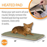 K&H Thermo-Pet Heated Mat for Small Dogs and Cats –Indoor Heated Bed Pad