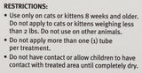 Advantage II Flea Control for Kittens 2-5 lbs (2 doses, 2 mos. supply) Teal Box