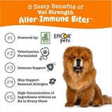 Zesty Paws Vet Strength Aller-Immune Bites Smoked Cheese Flavored Immune Support Chews for Dogs (90 ct)