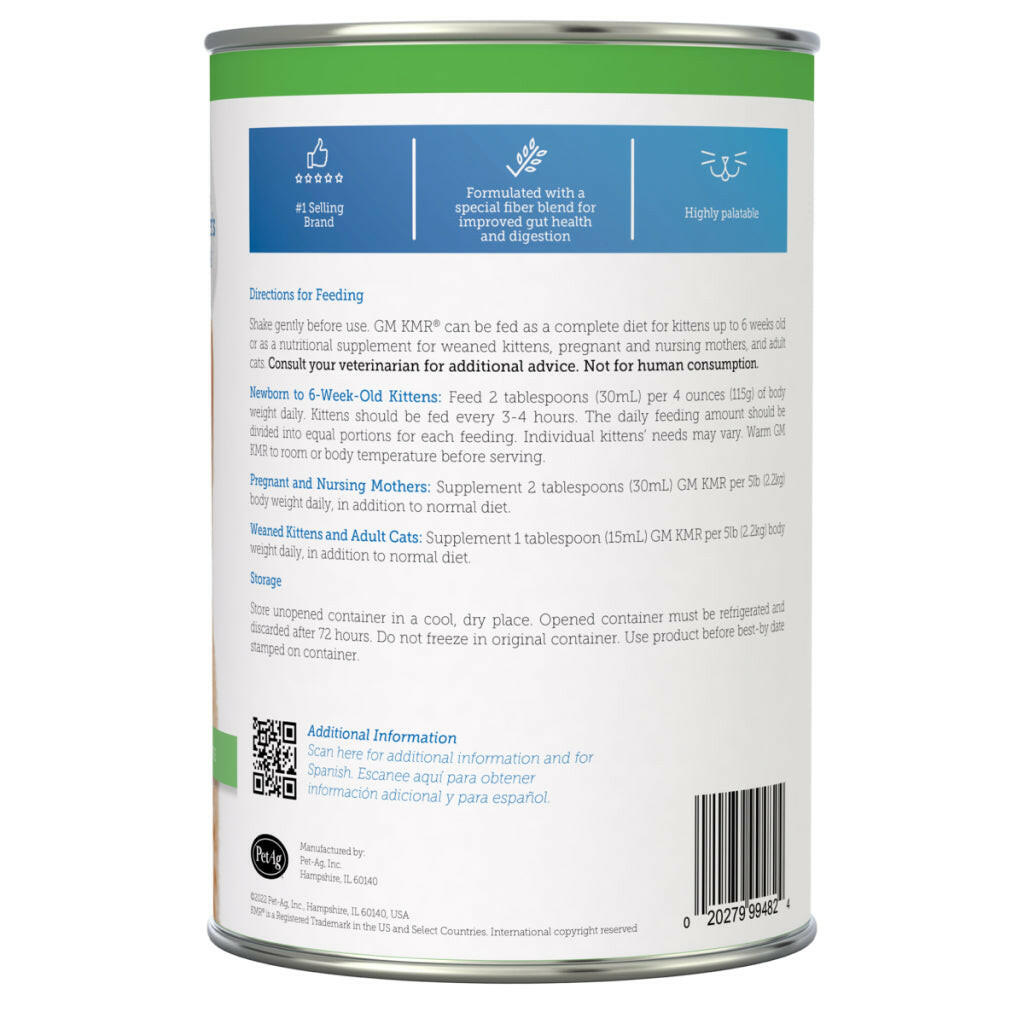 KMR Goat's Milk Kitten Milk Replacer Liquid (11 oz)