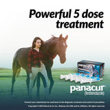 Panacur Powerpac Equine Paste 10% Horse Dewormer, 57g, 5-count