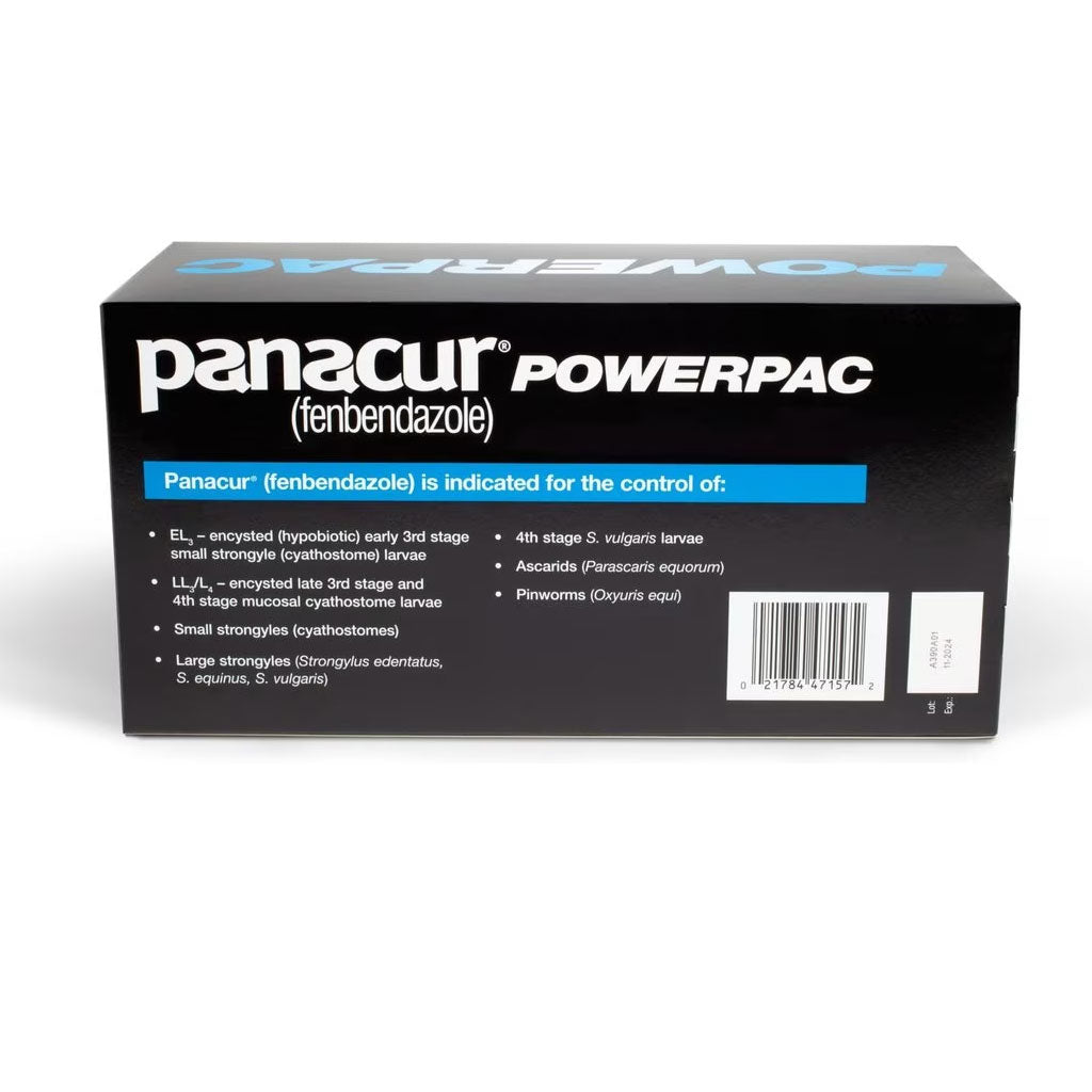 Panacur Powerpac Equine Paste 10% Horse Dewormer, 57g, 5-count