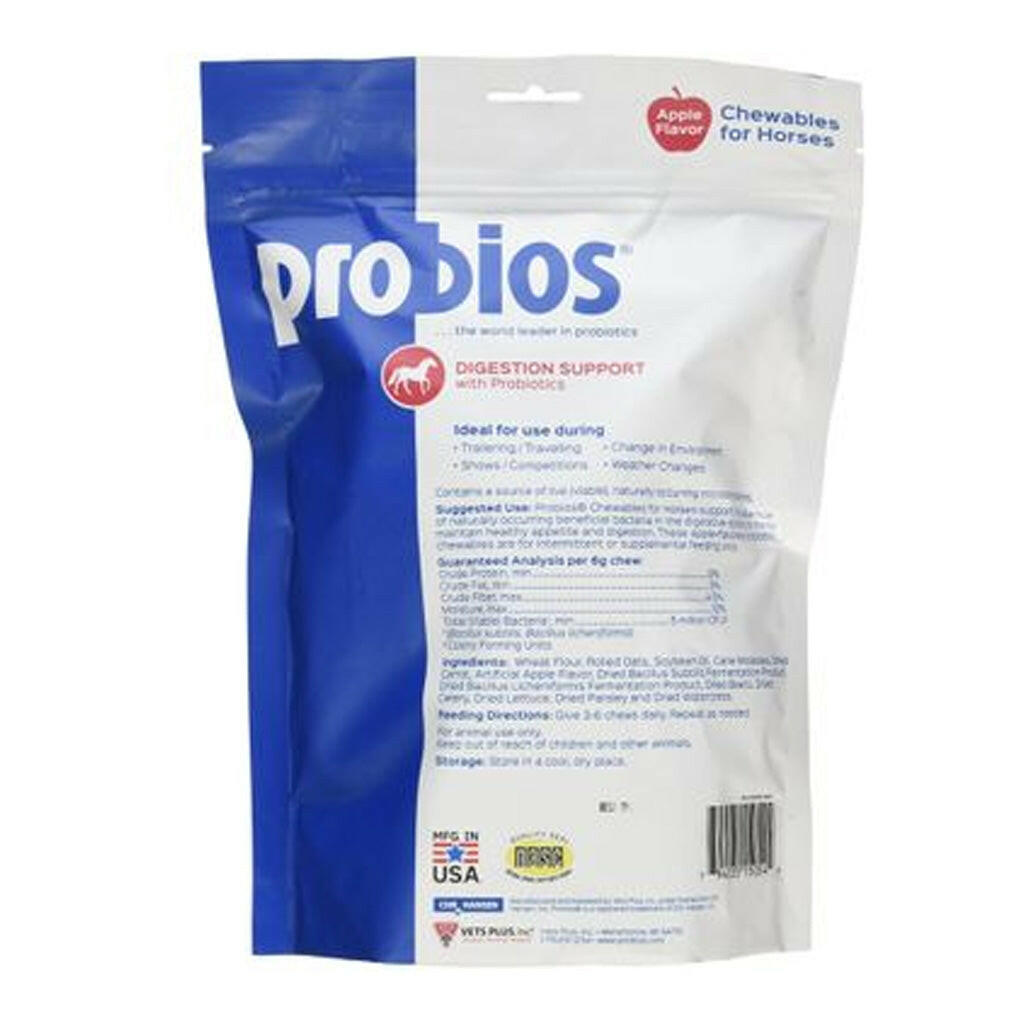 Probios Digestion Support with Probiotics Chewables for Horses (1lb)