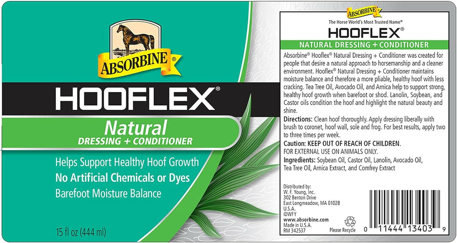 Absorbine Hooflex All Natural Dressing and Conditioner for Horses