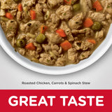 Hill's Science Diet Senior 7+ Healthy Cuisine Canned Dog Food, Roasted Chicken, Carrots, & Spinach Stew (12.5 oz x 12 cans)