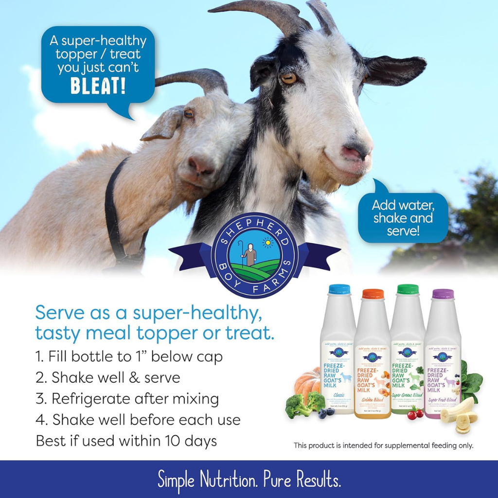 Shepherd Boy Farms Freeze Dried Raw Goat's Milk