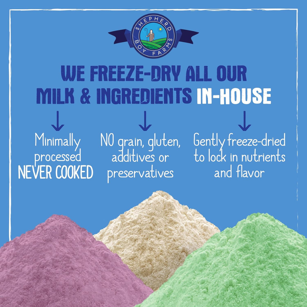 Shepherd Boy Farms Freeze Dried Raw Goat's Milk