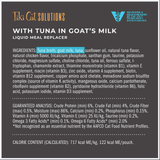Tiki Cat Solutions Liquid Meal Replacer Tuna in Goat's Milk for Cats (6 oz x 6 pouches)