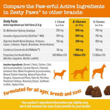 Zesty Paws Stay Green Bites Chicken Flavored Gut Health Chews for Dogs (90 ct)