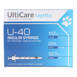 UltiCare U-40 Insulin Syringes, 29ga x ½", Box of 100 ct